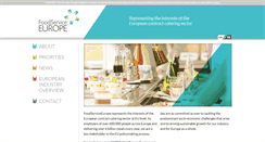 Desktop Screenshot of foodserviceeurope.org